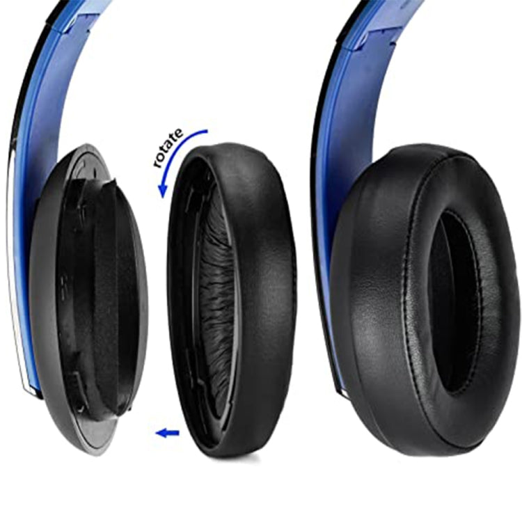 2pcs Soft Earmuff Headphone Jacket for Sony PS4 Gold Wireless Stereo Headset