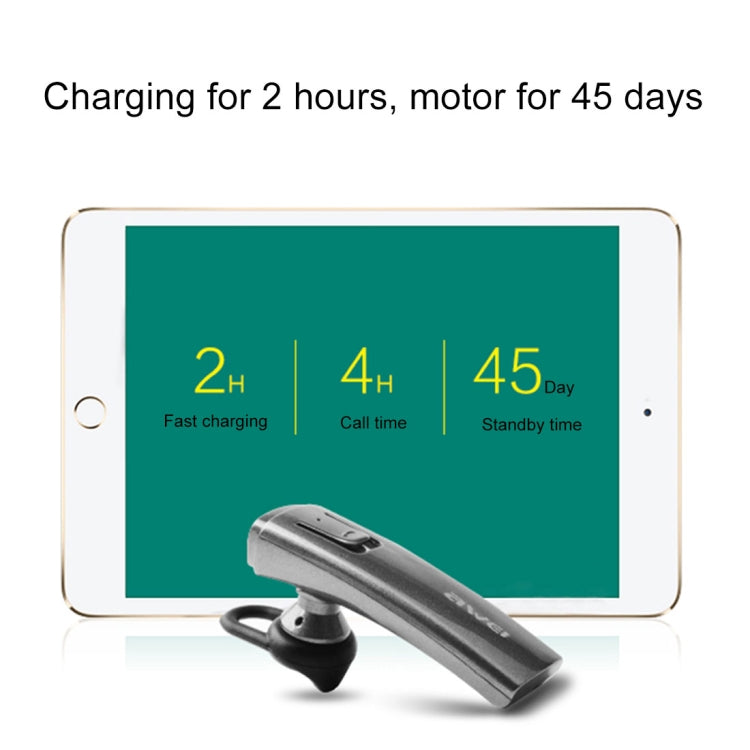 AWEI A833BL 車載商務CSR 4.1藍牙耳機無線掛耳式耳麥