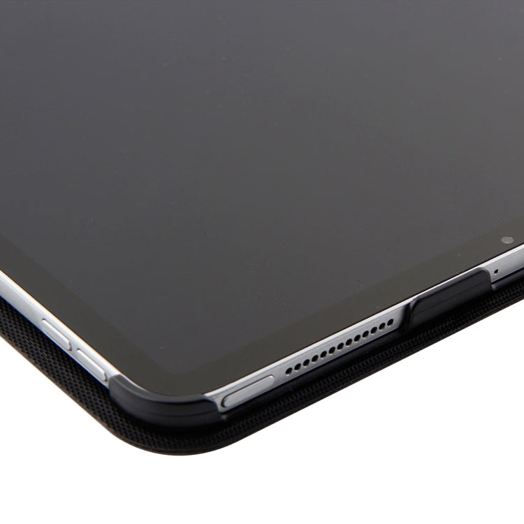1130B 適用於iPad Pro 11 inch 分拆式細羊紋藍牙3.0ABS拉絲平板鍵盤皮套 帶三擋調節/磁吸/休眠功能