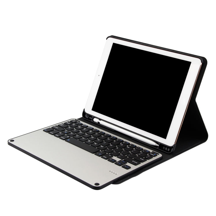 3018 適用於iPad Air / Air 2，適用於iPad Pro 9.7 inch 分拆式仿布紋藍牙3.0鋁合金平板鍵盤皮套 帶休眠/防潑水功能