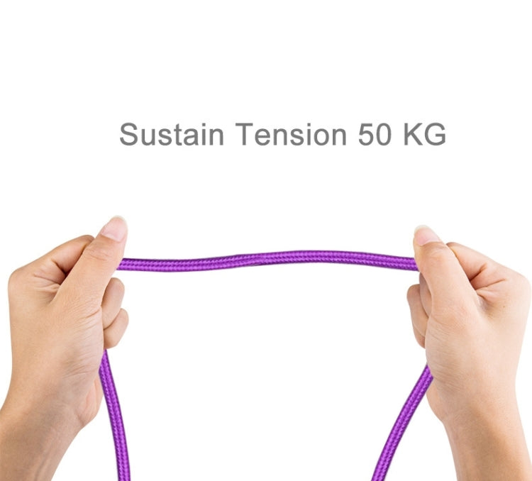 編織線金屬頭 84根銅絲芯  8 Pin 轉 USB2.0  充電/數據線, 線長: 2米