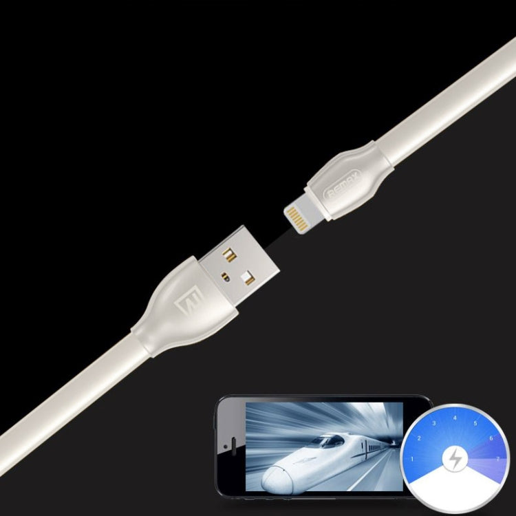 REMAX RC-035i 雷蛇系列 2.1A  8 Pin 充電數據線帶LED指示燈, 線長: 1米