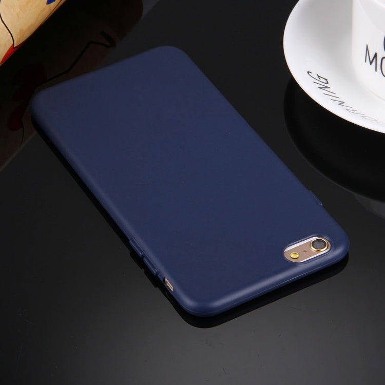 4.7英寸 適用於iPhone 6 & 6s 純色TPU保護殼 不帶圓孔