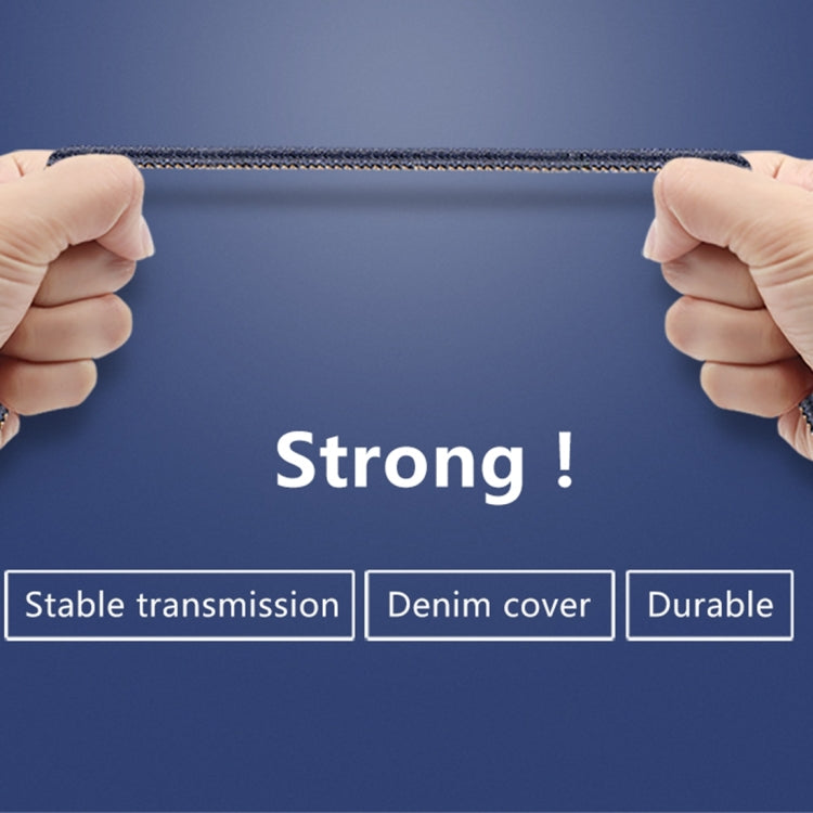 Mcdodo CA-1730 雙面插8pin 轉 USB 2.4A適用於蘋果牛仔充電數據線 長度：1.2米