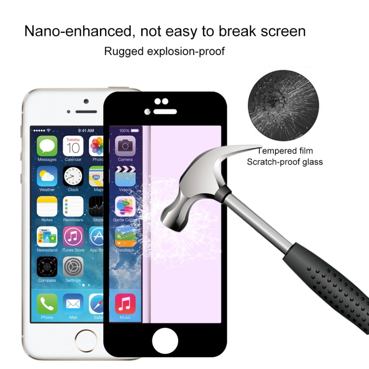 適用於iPhone 6 & 6S 9H 10D全屏紫光鋼化玻璃保護膜