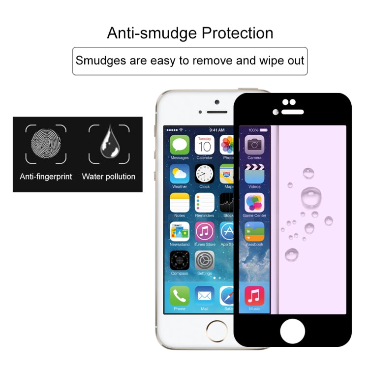 適用於iPhone 6 & 6S 9H 10D全屏紫光鋼化玻璃保護膜
