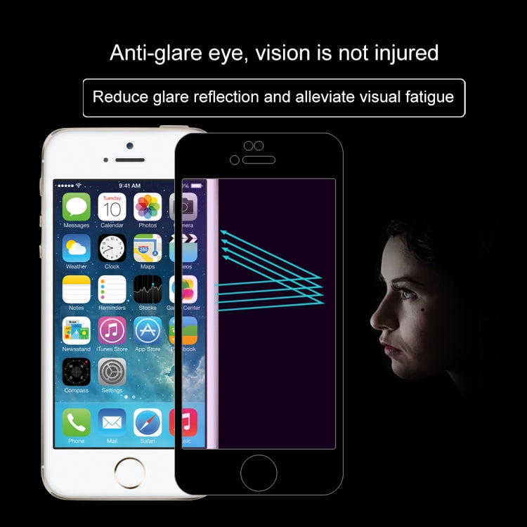 適用於iPhone 6 & 6S 9H 10D全屏紫光鋼化玻璃保護膜