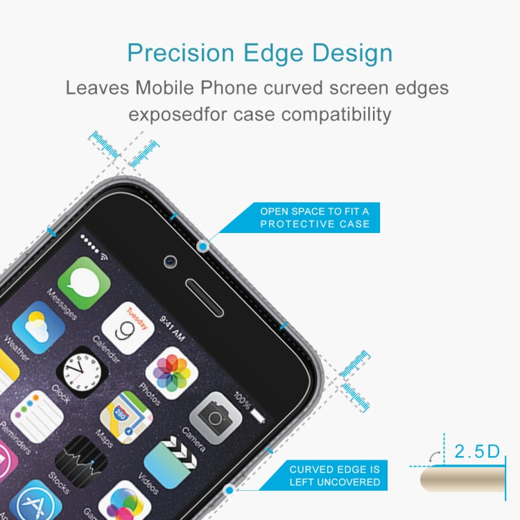適用於蘋果iPod touch 6 / touch 7 0.26mm 9H 2.5D弧邊鋼化玻璃膜
