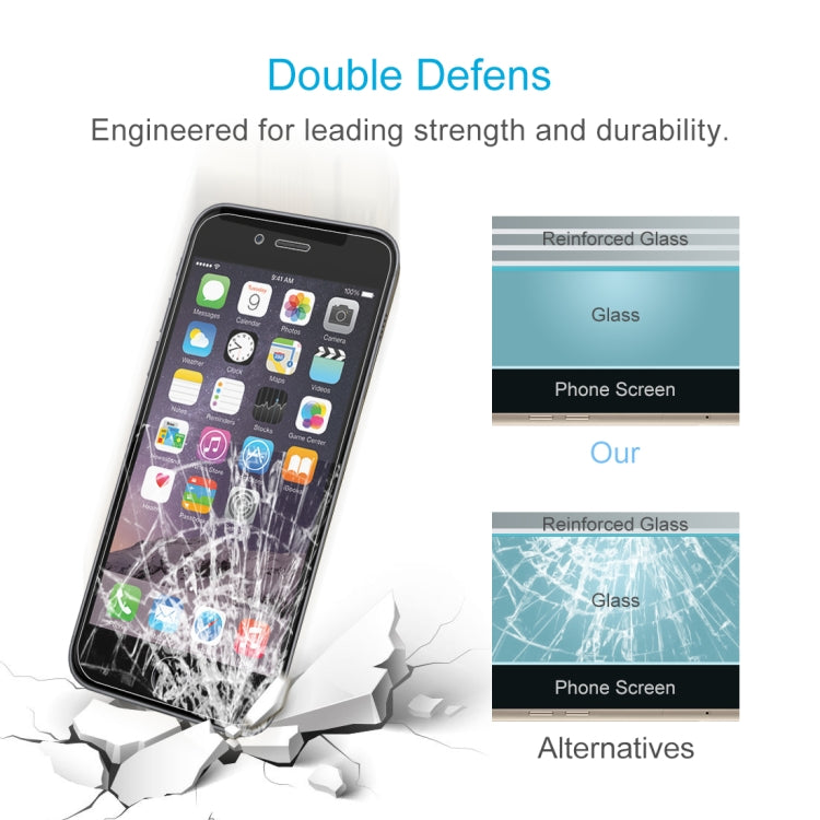 適用於蘋果iPod touch 6 / touch 7 0.26mm 9H 2.5D弧邊鋼化玻璃膜