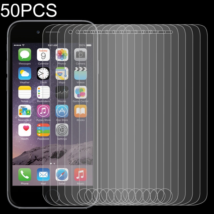 50個裝 適用於蘋果iPod touch 6 / touch 7 0.26mm 9H 2.5D弧邊鋼化玻璃膜