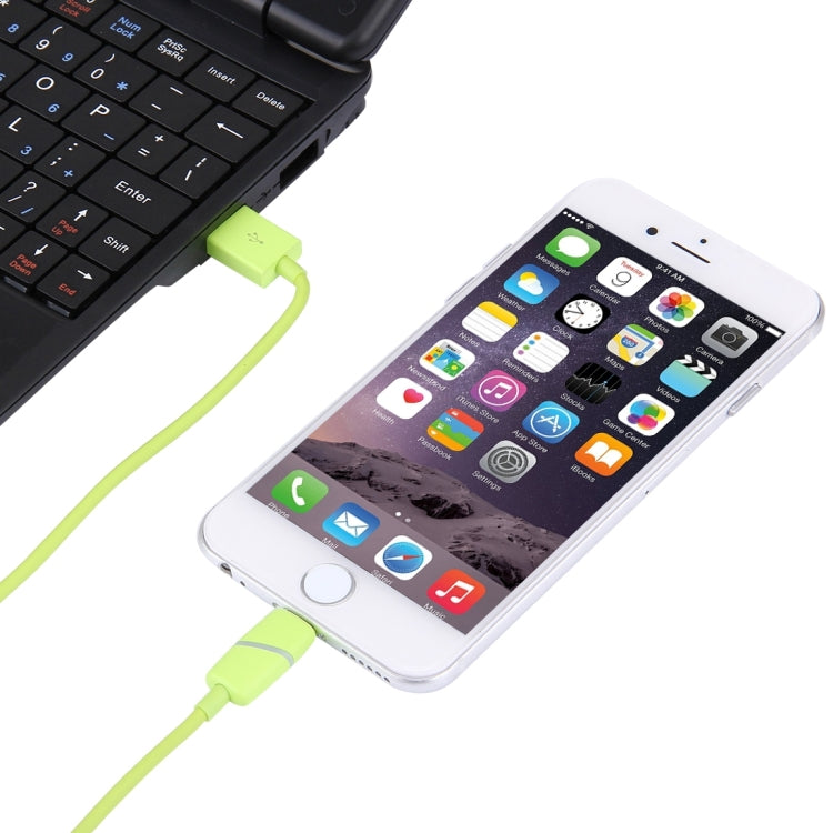 8 Pin 禮品盒裝充電數據線 帶LED指示燈 長度：1米