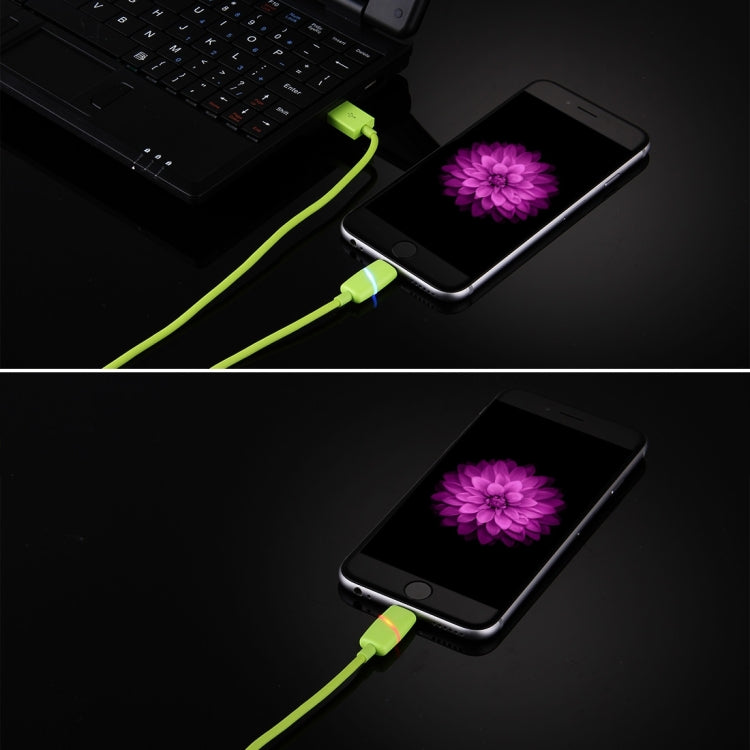 8 Pin 禮品盒裝充電數據線 帶LED指示燈 長度：1米