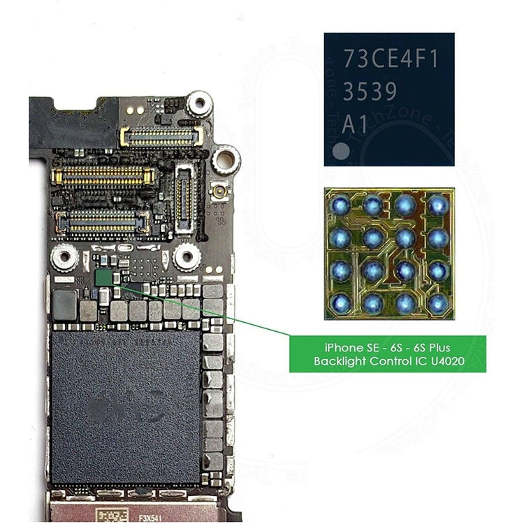 適用於iPhone 6s Plus&6s 5.5寸4.7寸通用 U4020背光燈控IC芯片