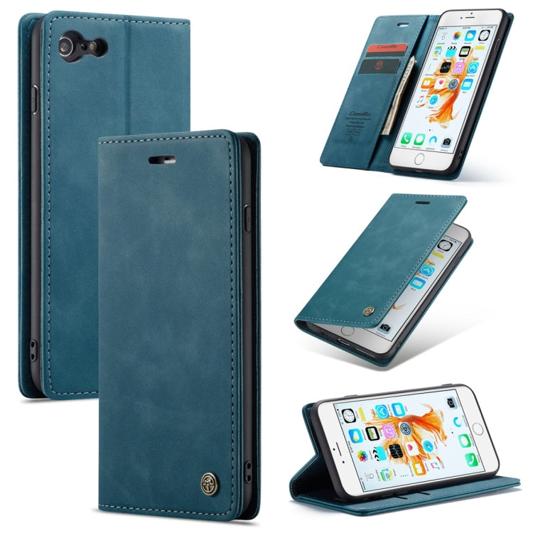 CaseMe-013 適用於iPhone 6 Plus / 6s Plus 多功能復古磨砂左右開皮套，帶支架&卡槽&錢包