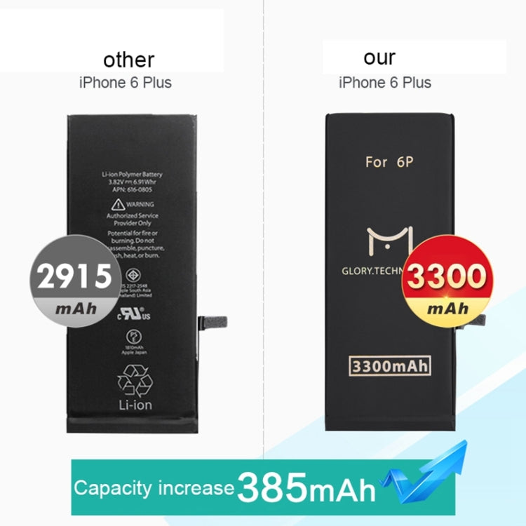 5.5英寸適用於iPhone 6 Plus 3300mAh全新0循環電池, iPhone 6 Plus