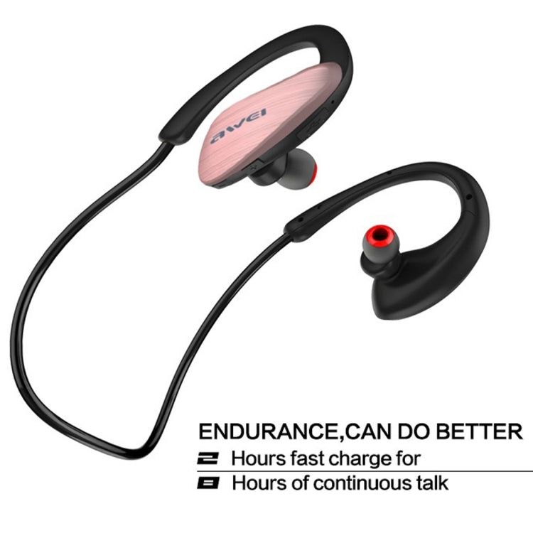 AWEI A885BL 無線運動藍牙立體聲耳機帶麥克風，支持免提通話&NFC功能