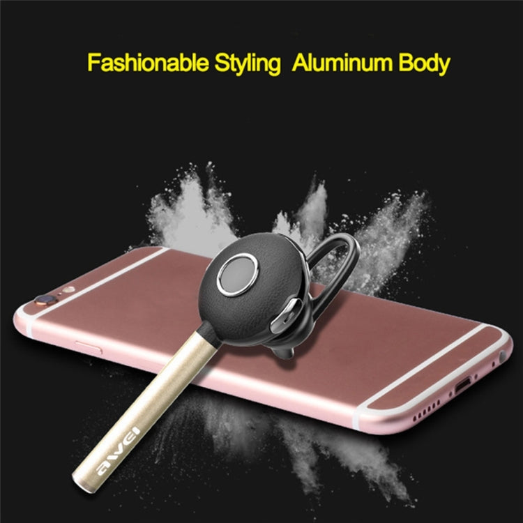 AWEI A825BL 無線商務藍牙立體聲耳機帶音量控+麥克風，支持免提通話