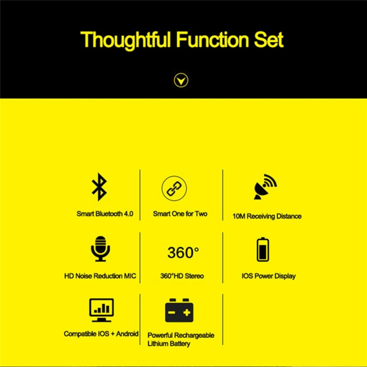 AWEI A825BL 無線商務藍牙立體聲耳機帶音量控+麥克風，支持免提通話