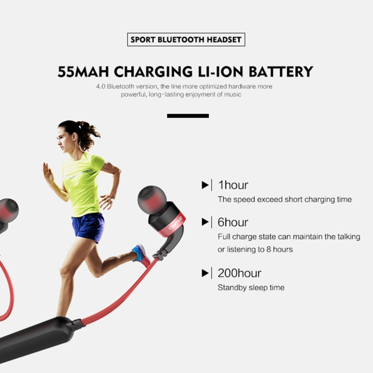 AWEI A960BL 無線運動藍牙耳機帶線控，支持免提通話