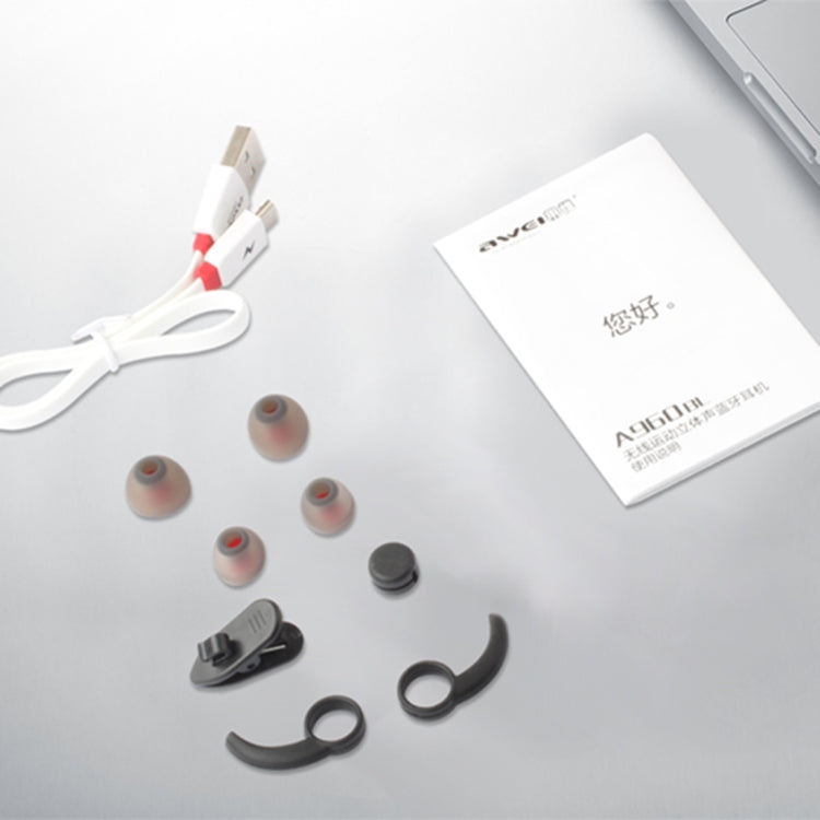 AWEI A960BL 無線運動藍牙耳機帶線控，支持免提通話