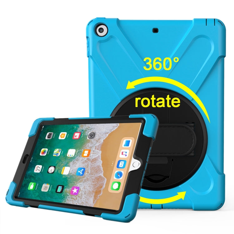 適用於iPad 9.7  & 適用於iPad 9.7  海賊王平板殼，帶可旋轉支架&手帶, For iPad 9.7 (2018) & iPad 9.7 (2017)