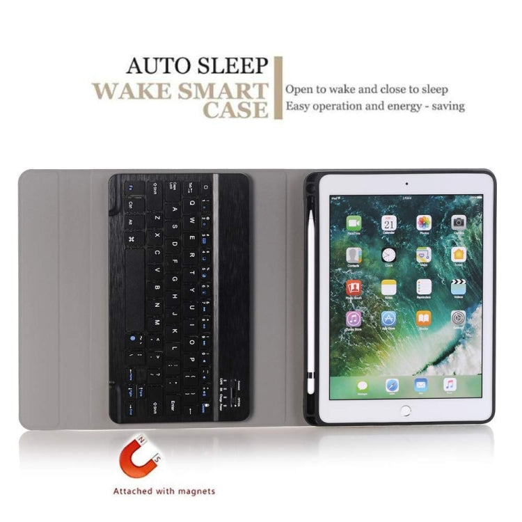 A07B 可分離式藍牙平板鍵盤皮套 帶支架&蘋果筆架 適用於iPad Pro 9.7 inch, iPad Air, iPad Air 2, iPad 9.7 inch , iPad 9.7 inch