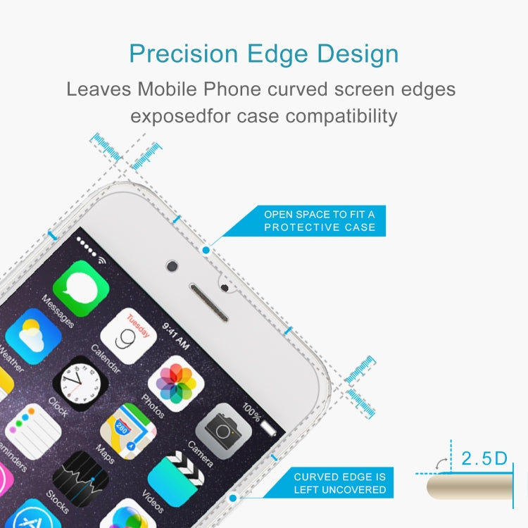 2.5D弧邊 非全屏鋼化玻璃保護膜  適用於iPhone 8 / 7 / 6 / 6S