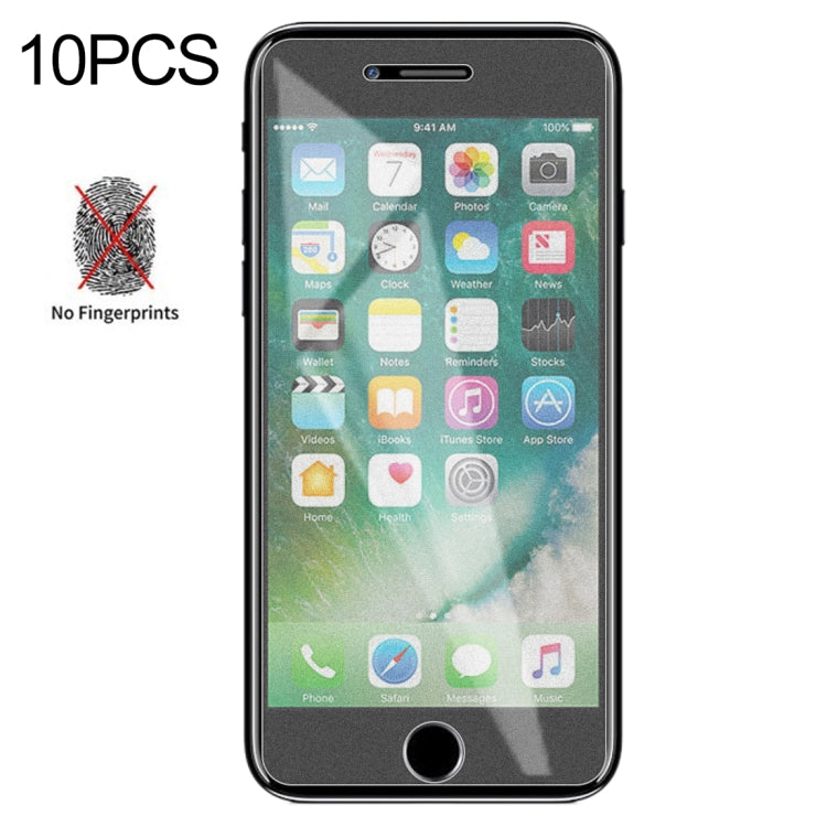 10個裝 透明磨砂非全屏鋼化貼膜 適用於 iPhone SE 2020 / 8 / 7