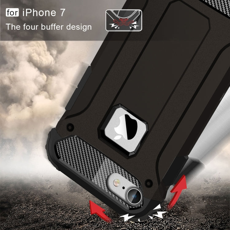 適用於iPhone 7 金剛鐵甲TPU+PC組合殼