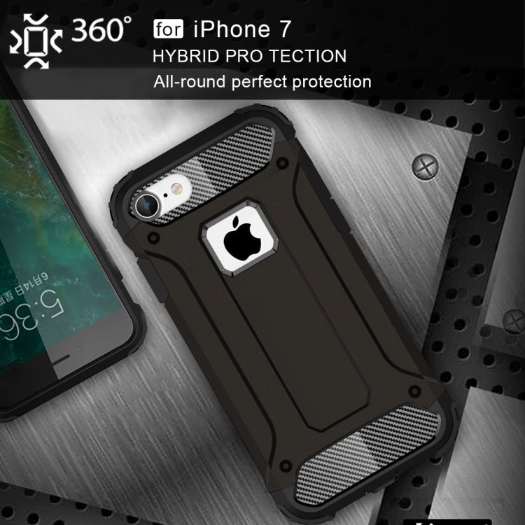 適用於iPhone 7 金剛鐵甲TPU+PC組合殼