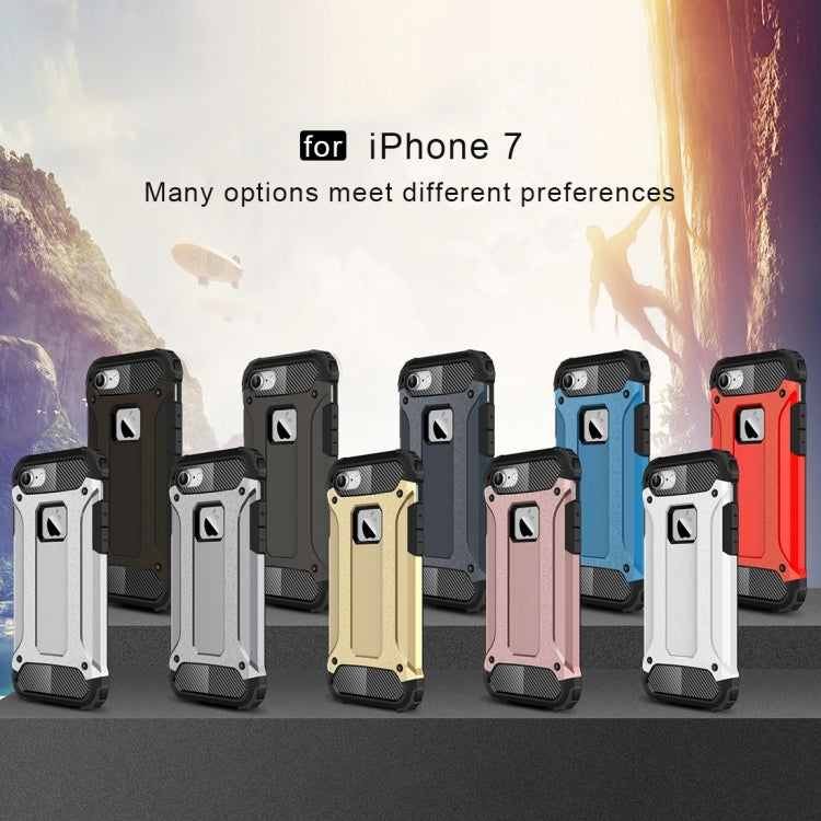 適用於iPhone 7 金剛鐵甲TPU+PC組合殼