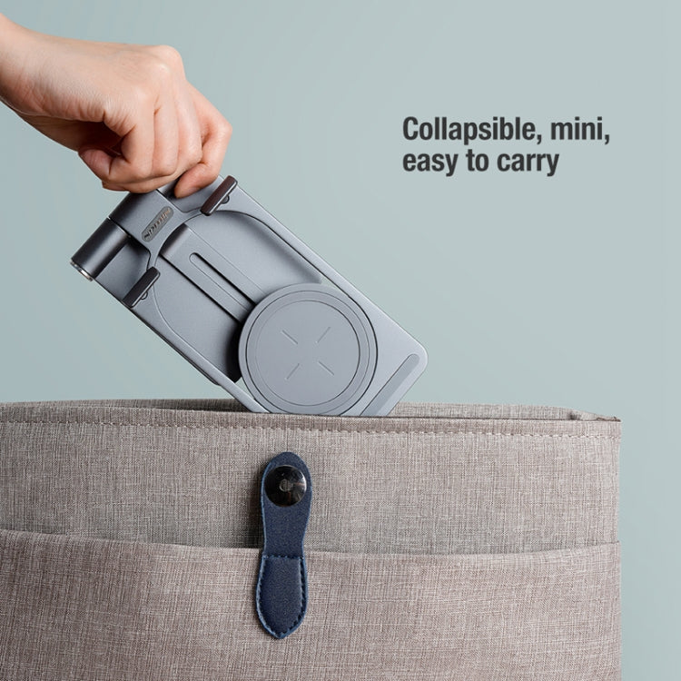 耐爾金 二合一 15W 智衡Mini立式可摺疊可拆分無線充電器手機支架