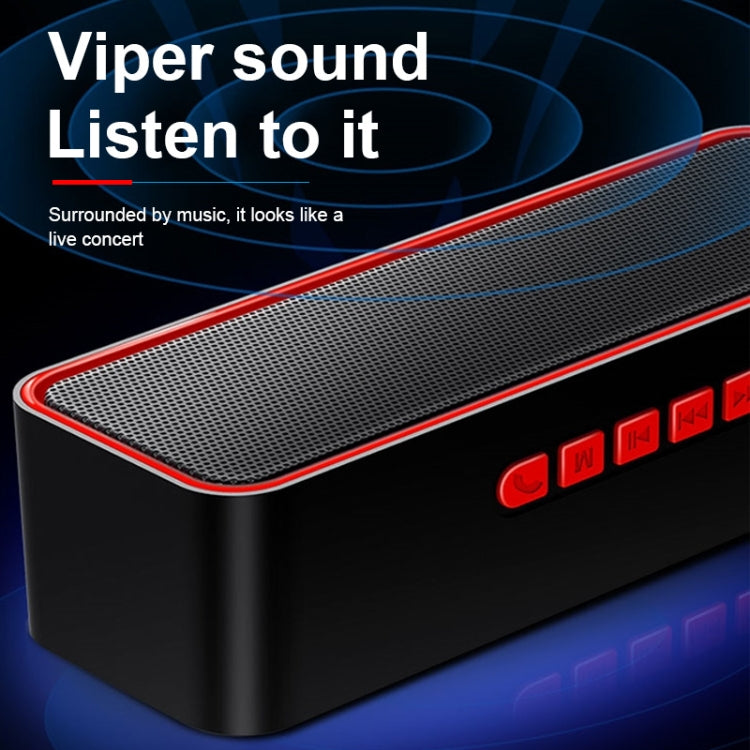 SC211 便攜式低音炮無線藍牙音箱 藍牙5.0 支持TF卡 & U盤 & 3.5mm AUX
