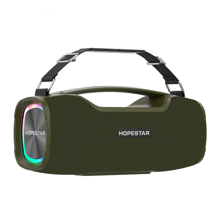 HOPESTAR A6X TWS 便攜式戶外藍牙音箱帶音樂炫彩燈，支持充電寶&免提通話&U盤&TF卡&3.5mm AUX