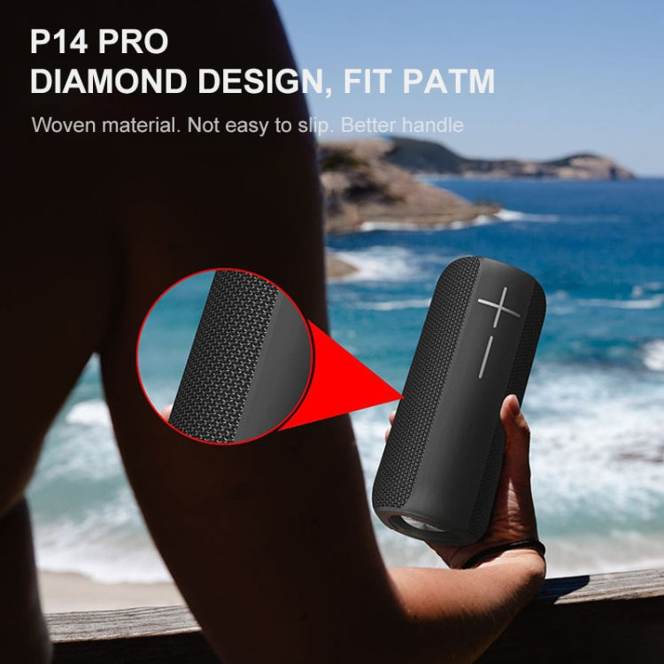 HOPESTAR P14 Pro 便攜式戶外防水藍牙音箱 支持免提通話&U盤&TF卡&3.5mm AUX&FM