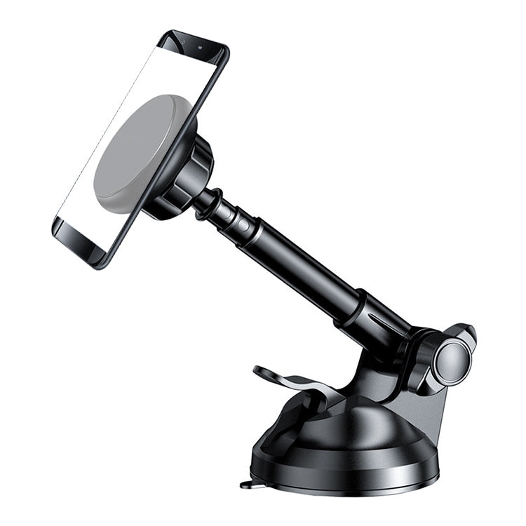 通用磁吸式可伸縮旋轉車載手機支架