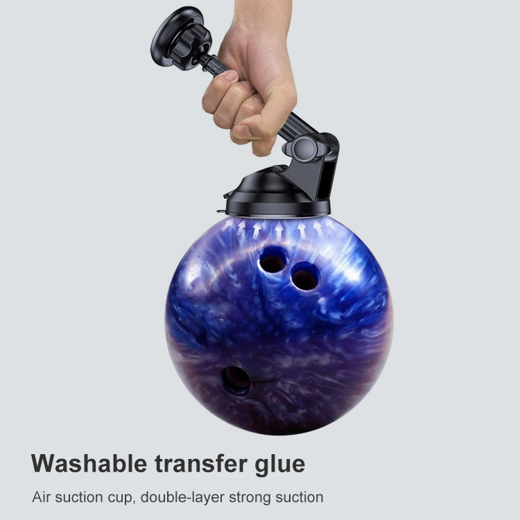 通用磁吸式可伸縮旋轉車載手機支架