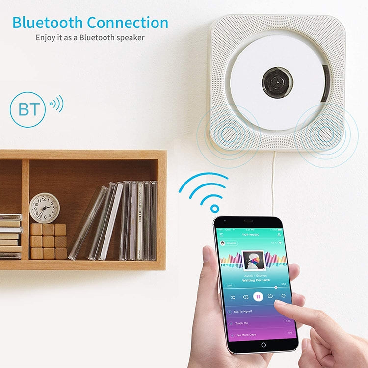 第二代便攜式數顯藍牙音箱 CD機播放器 帶遙控器