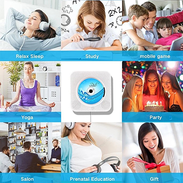 第二代便攜式數顯藍牙音箱 CD機播放器 帶遙控器
