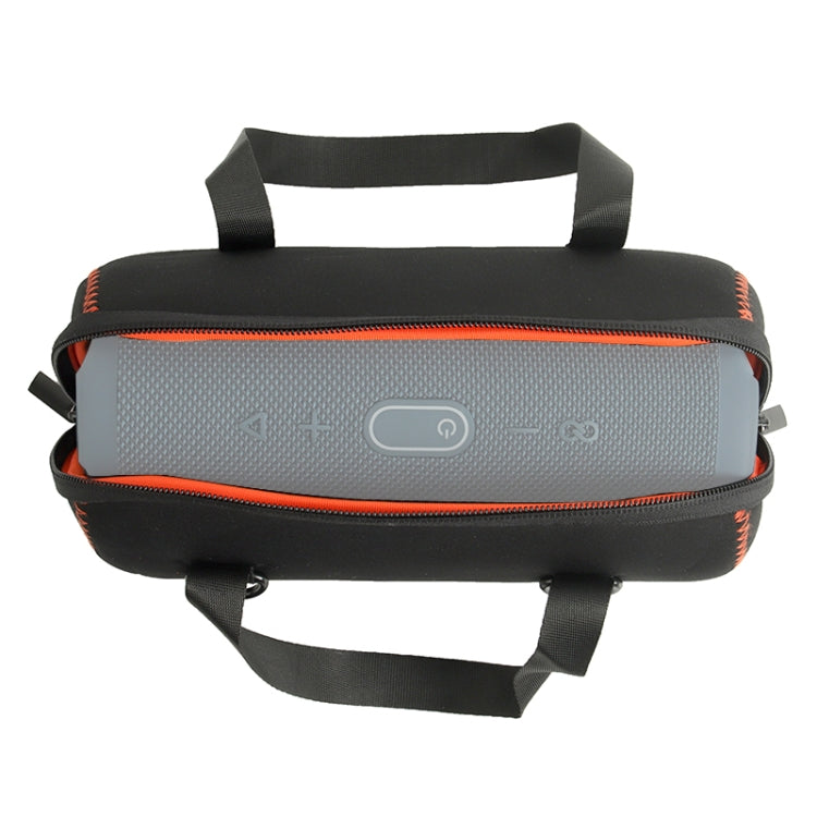 適用於JBL Charge 5 EVA戶外便攜音箱保護套帶肩帶&登山扣