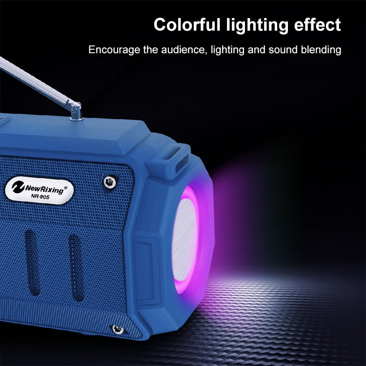 New Rixing NR-905FM TWS藍牙音箱 支持免提通話 / FM 帶肩帶&天線