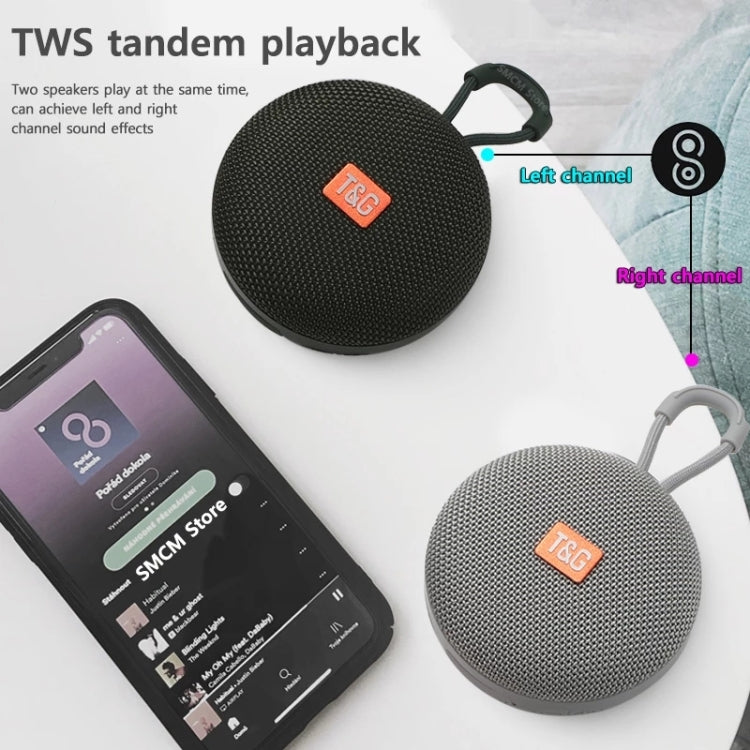 T&G TG352戶外便攜騎行無線藍牙音箱TWS立體聲低音炮，支持免提通話/FM/TF