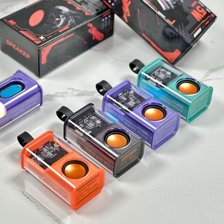 5W透明機甲小鋼炮TWS藍牙音箱