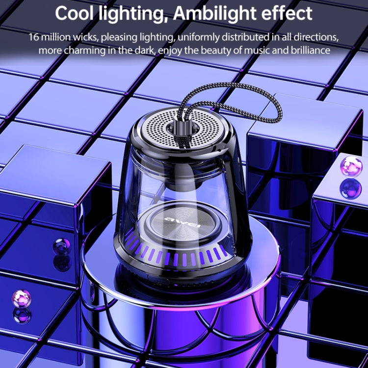 awei Y666 迷你便攜式戶外藍牙音箱，支持TWS播放