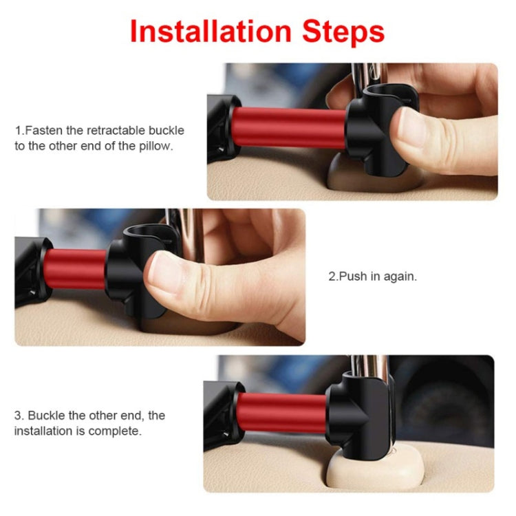 CHZ-06 可伸縮汽車后枕支架 適用於7-14寸手機/平板電腦