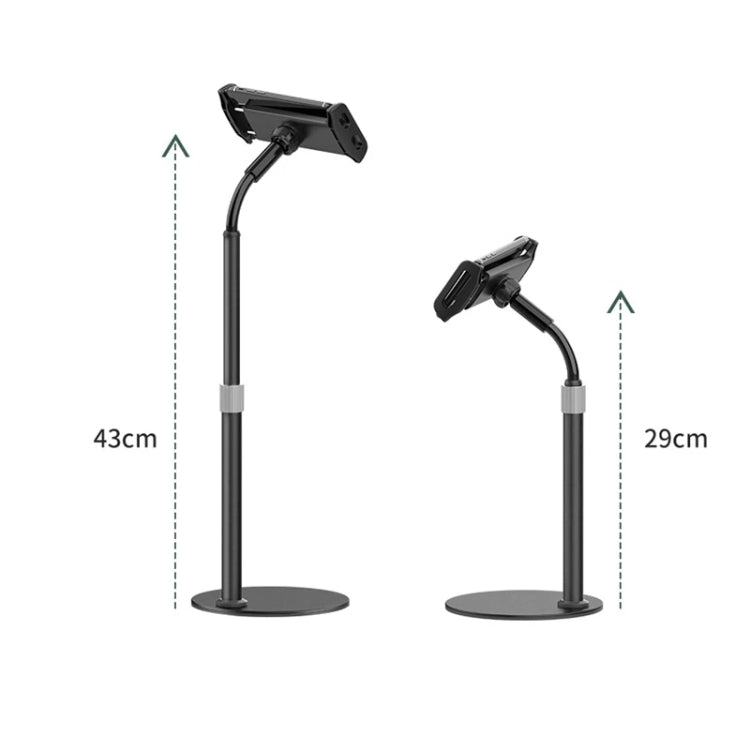 ZM17 可伸縮旋轉戶外自拍桌面手機支架 適用於4.6-7.8寸手機/平板電腦