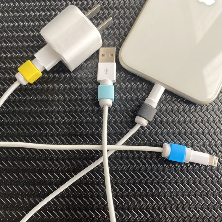 適用於蘋果 耳機數據線保護套 i線套 100個一賣  顏色隨機