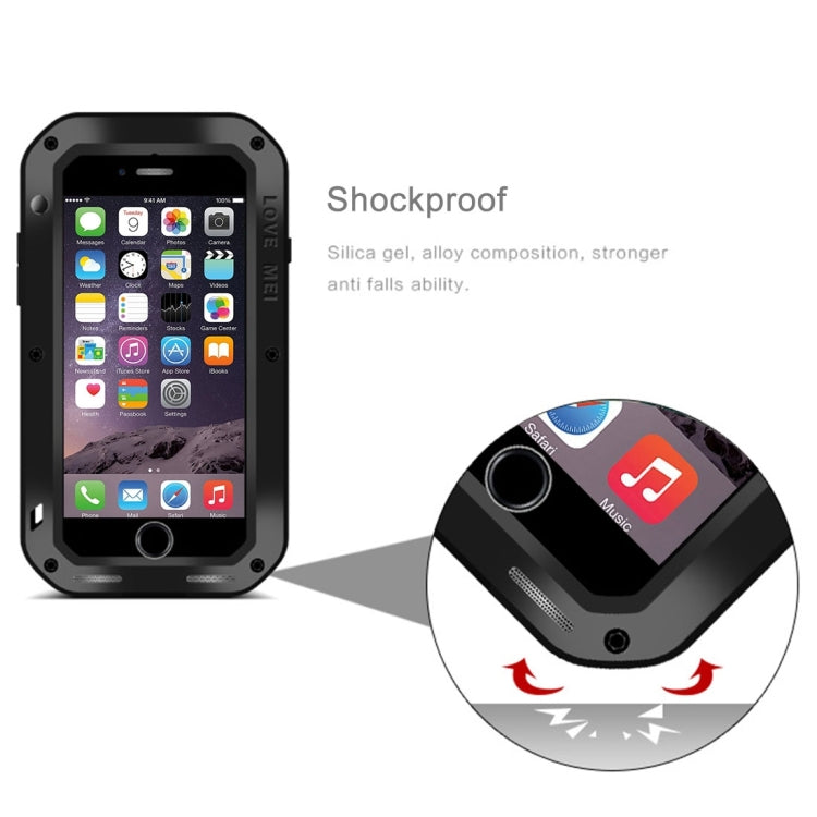 LOVE MEI 適用於蘋果 iPhone 7 4.7英寸三防金屬保護殼