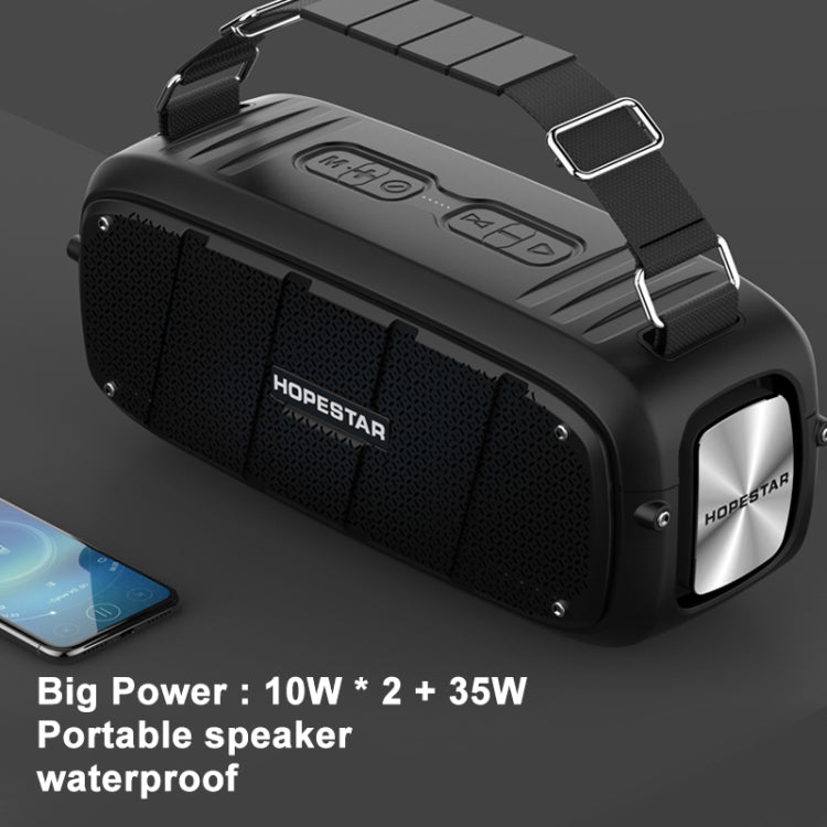 HOPESTAR A20 Pro TWS 便攜式戶外防水重低音藍牙音箱帶麥克風，支持充電寶&免提通話&U盤&TF卡&3.5mm AUX