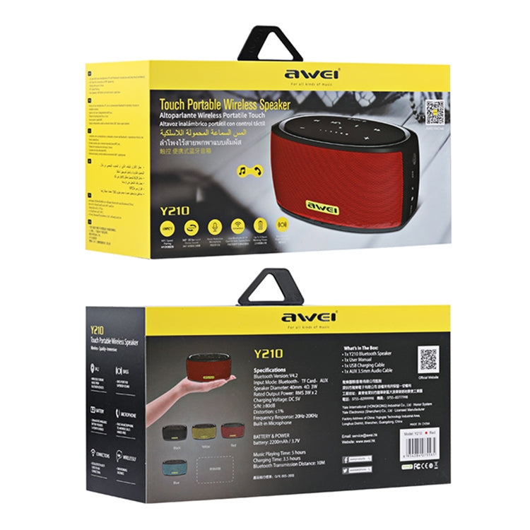 awei Y210 用維無線藍牙音響音箱, 支持NFC / TF卡 / AUX